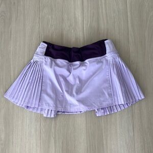 lululemon athletica Purple Pleated Skirt
